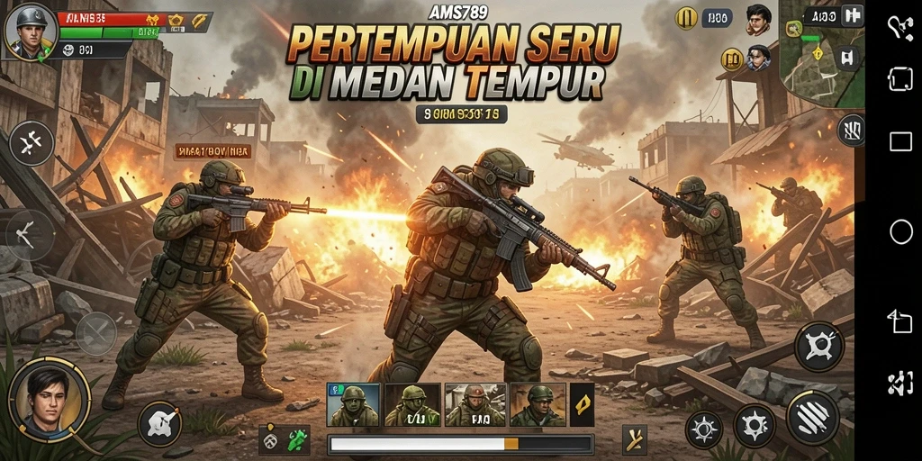 Gameplay mendebarkan di <strong>AMS789</strong> dengan aksi pertempuran yang intens.