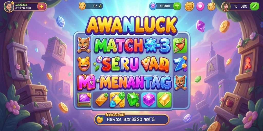 Gameplay seru AWANLUCK dengan grafik yang memukau.