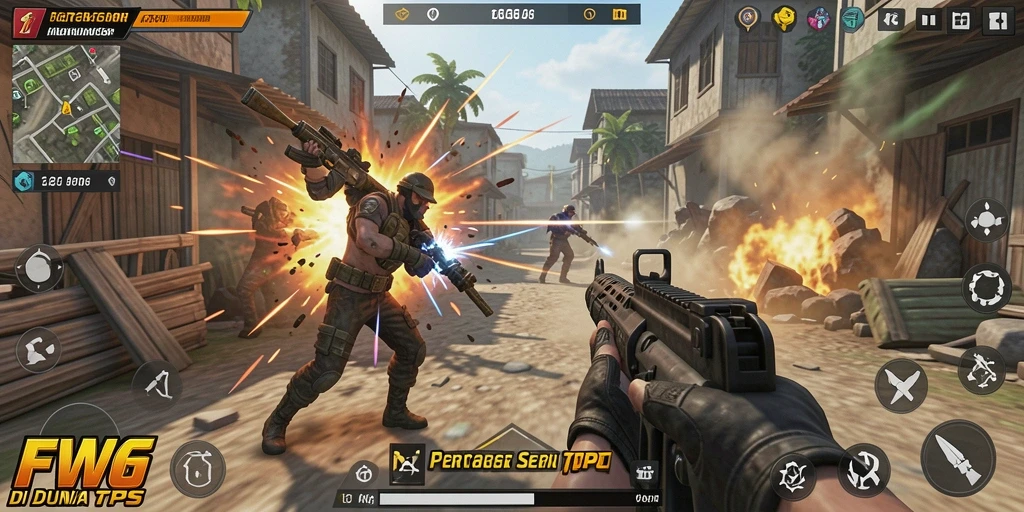 Gameplay seru dan aksi tembak-menembak yang mendebarkan