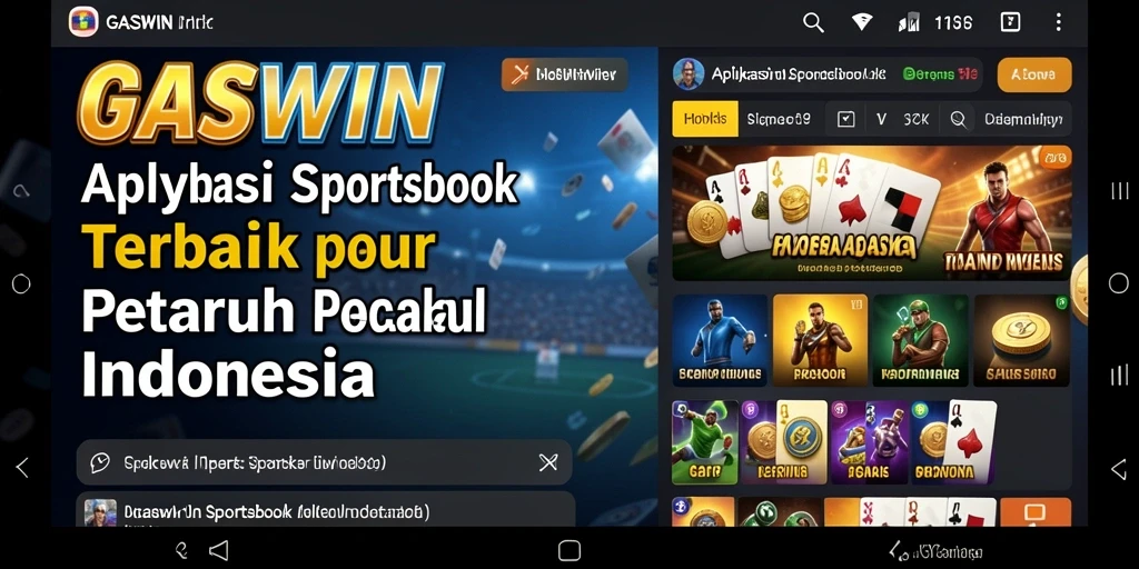 Tampilan gameplay GASWIN yang menarik dengan berbagai opsi taruhan.