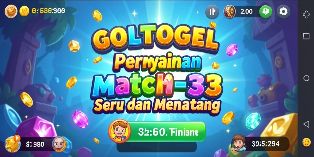 Tampilan gameplay seru dan menantang di GOLTOGEL.
