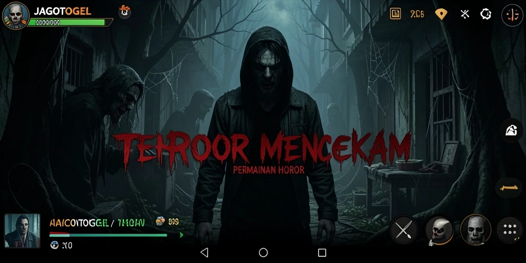 Tampilan mendebarkan dari gameplay JAGOTOGEL yang penuh kegelapan.
