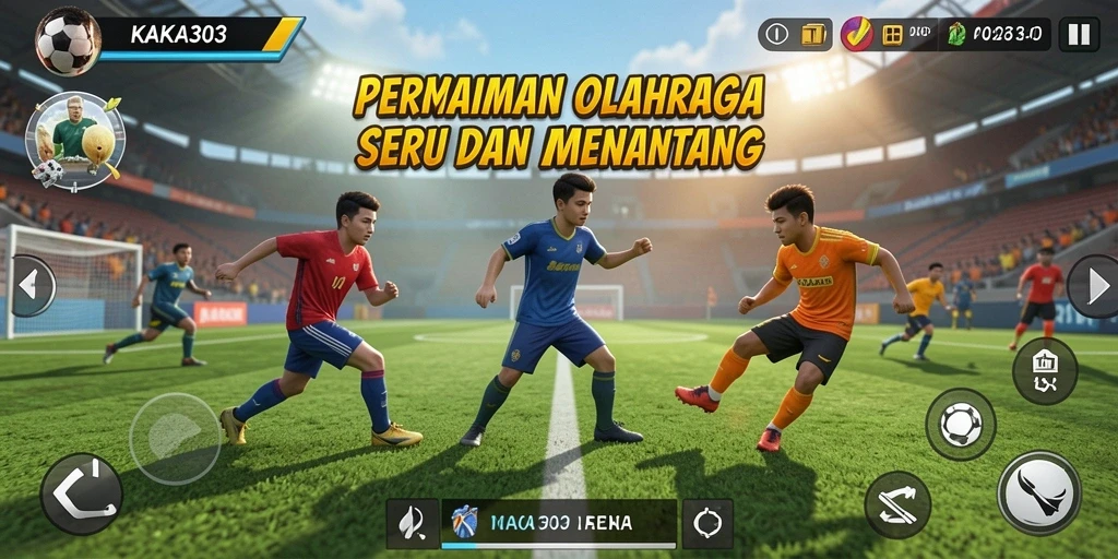 Gambaran menarik dari gameplay KAKA303 yang menampilkan aksi olahraga.