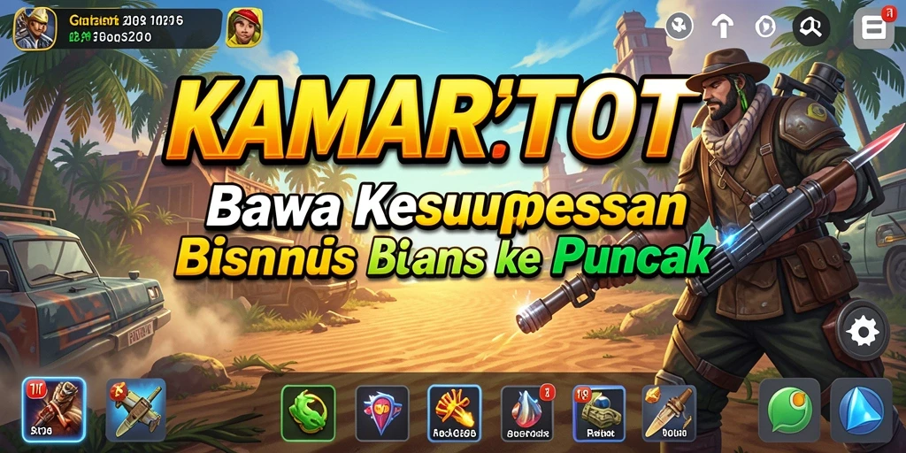 Tampilan gameplay KAMARTOTO dengan elemen Tycoon menarik.