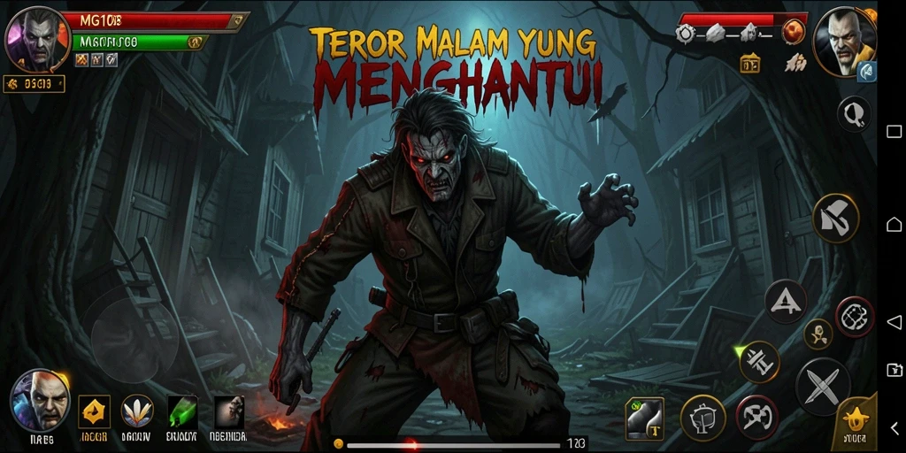 Tampilan menyeramkan dari gameplay MG108 yang memikat.