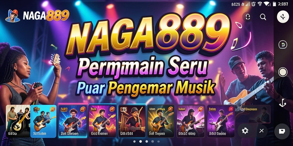 Tangkapan layar gameplay NAGA889 yang menampilkan interaksi musik menarik.
