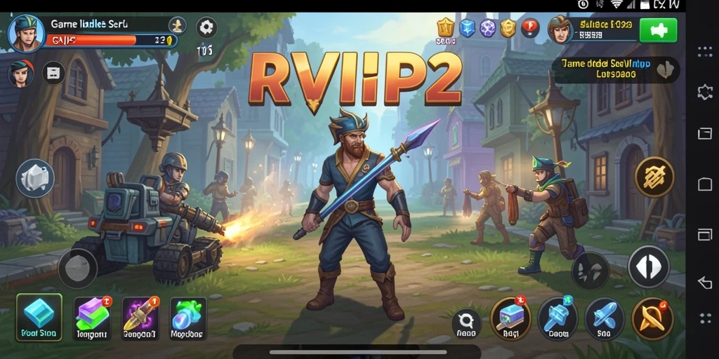 Screenshot gameplay RVIP2 menunjukkan aksi Idle yang mengasyikkan.