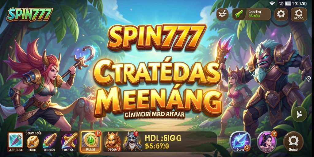 Tampilan gameplay menegangkan dalam SPIN777 penuh strategi.