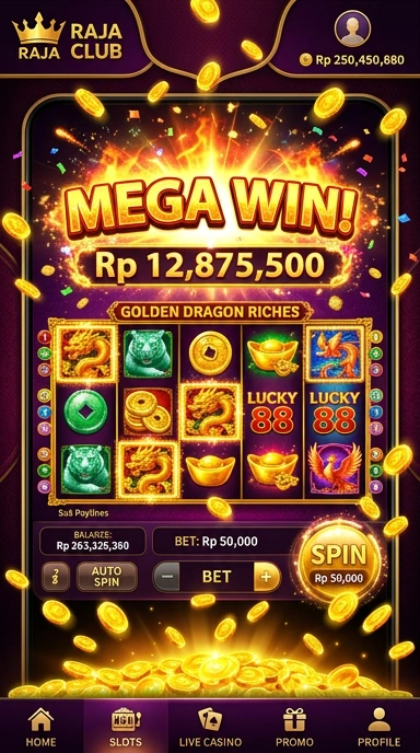 Screenshot pilihan aplikasi rajaclub yang beragam dan berkualitas.